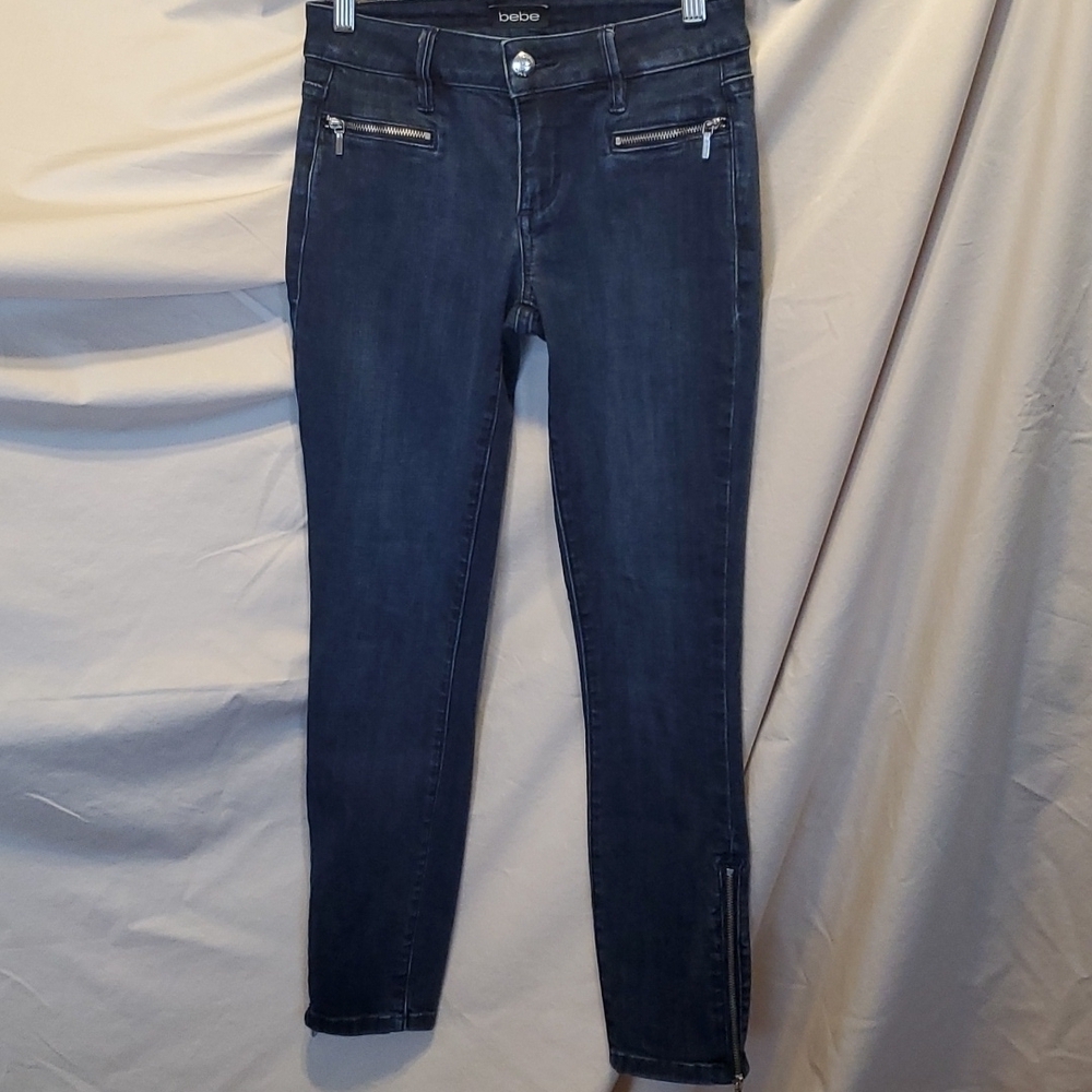 bebe Zippered Flinklock Jeans SZ 26